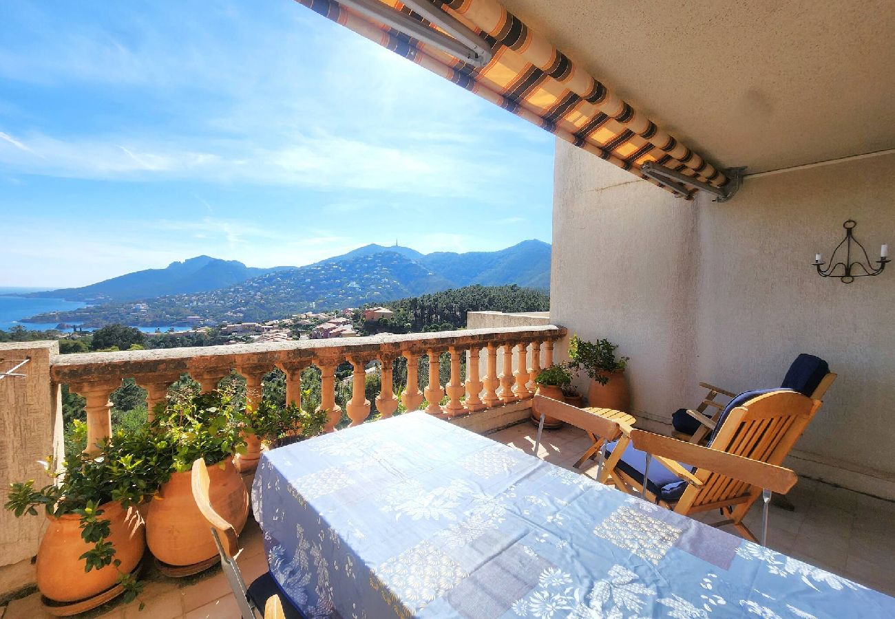 Apartment in Théoule-sur-Mer - Magnificent 2p sea view and swimming pool 