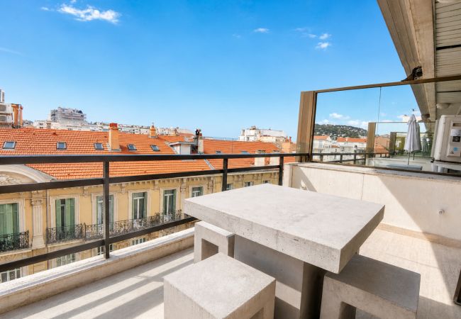 Studio in Cannes - Magnificent studio apartment in Le Gray d'Albion - 50 metres from La Croisette