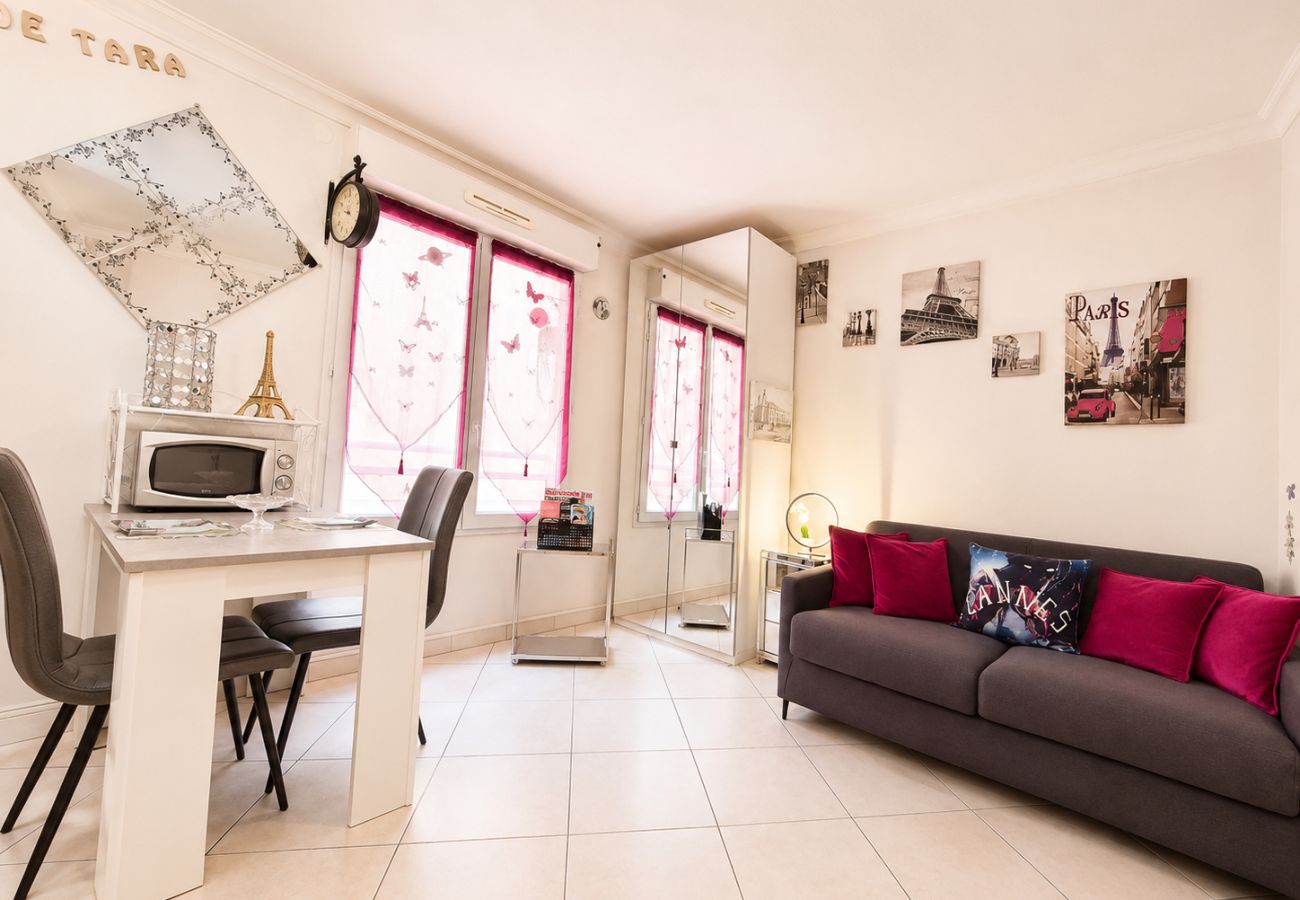Studio in Cannes - Air-conditioned studio apartment 400 meters from the beaches - Downtown