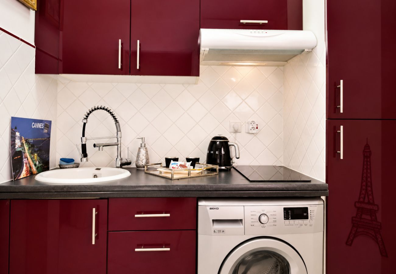 Studio in Cannes - Air-conditioned studio apartment 400 meters from the beaches - Downtown