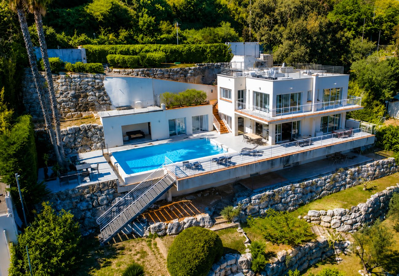 Villa in Vallauris - 6-Bedroom Villa with Panoramic sea Views and Pool - Super Cannes