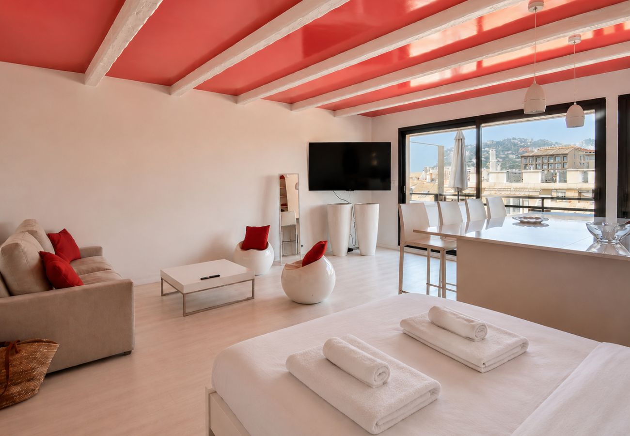 Studio à Cannes - Magnifique studio au gray d'Albion - 50m de la croisette