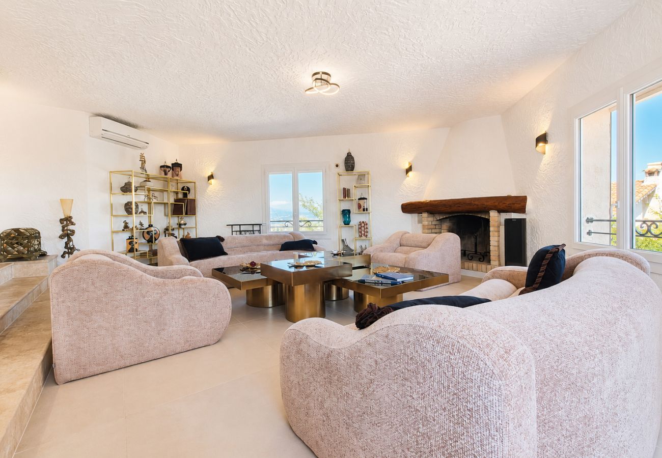 Villa à Mandelieu-la-Napoule - Luxueuse villa 8 ch climatisées avec piscine privée sur les hauteurs